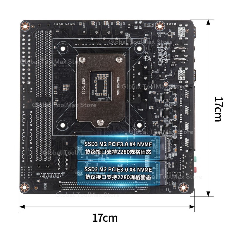 لوحة أم صغيرة الحجم ITX طراز C - مراجعة Mini Itx Dual 2.5G Nas Motherboard وسعره